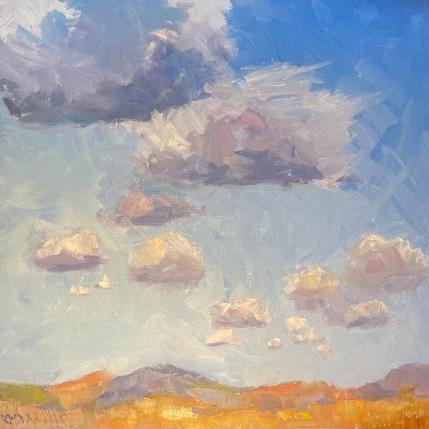 Peinture Monsoon Over the Valley par Carrillo Cindy  | Tableau Figuratif Huile Paysages