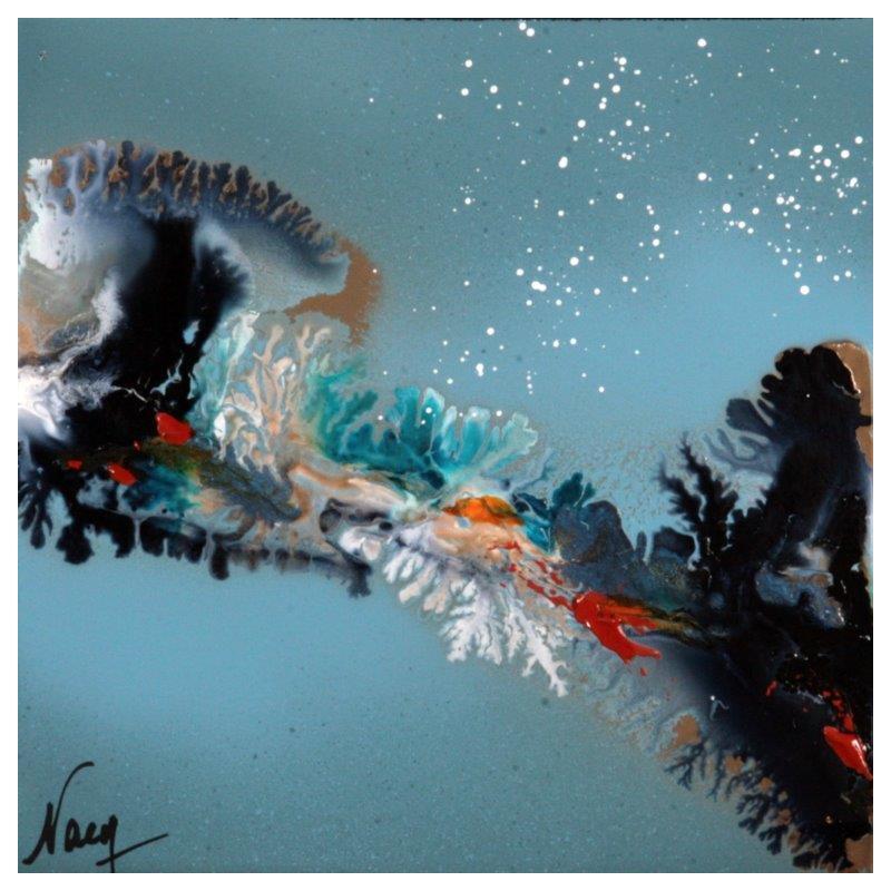 Painting C 2843 by Naen | Painting Abstract Acrylic, Ink