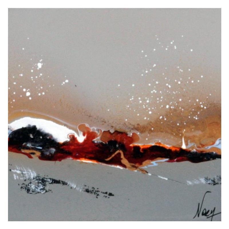 Painting C 2359 by Naen | Painting Abstract Acrylic Ink