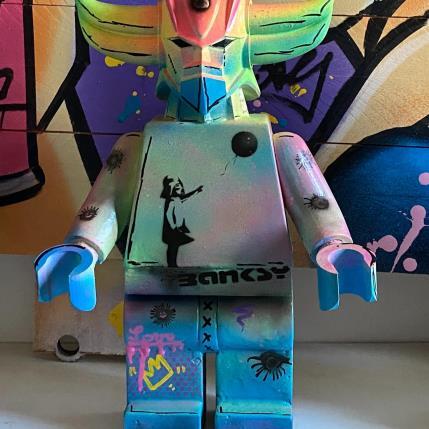 Sculpture GOLDOGRAF' by Le Marquis | Sculpture Pop-art Acrylic, Ceramics Pop icons