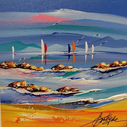 Peinture C'est ton horizon par Fonteyne David | Tableau Figuratif Acrylique