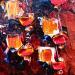 Peinture Concert baroque pourpre et rouge par Reymond Pierre | Tableau Figuratif Musique Huile