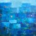 Painting Blue Morocco  by Solveiga | Painting Acrylic