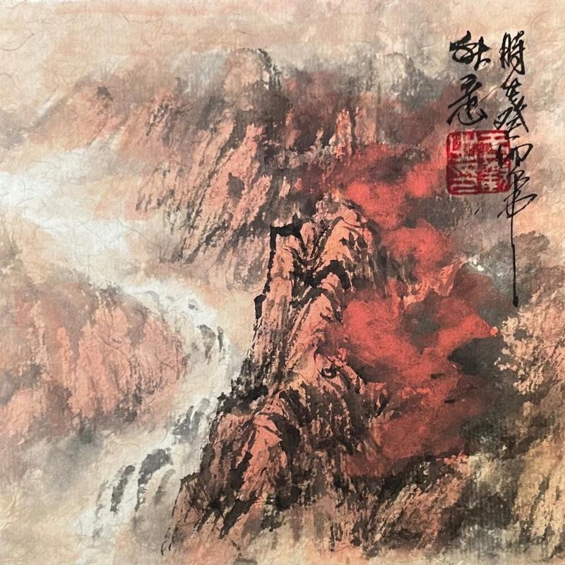 Gemälde Autumn feeling von Yu Huan Huan | Gemälde Figurativ Landschaften Tinte