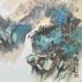 Peinture Morning mist  par Yu Huan Huan | Tableau Figuratif Paysages Nature Encre