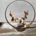 Skulptur Envolée aux 7 papillons von Eres Nicolas | Skulptur Figurativ Tiere Metall