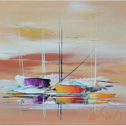 Painting SPLENDIDE VOYAGE by Munsch Eric | Painting Figurative Acrylic, Oil Marine