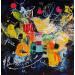 Painting Les oiseaux de feu  by Bastide d´Izard Armelle | Painting Abstract