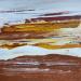 Gemälde Carré Découverte 7 von CMalou | Gemälde Materialismus Minimalistisch Sand