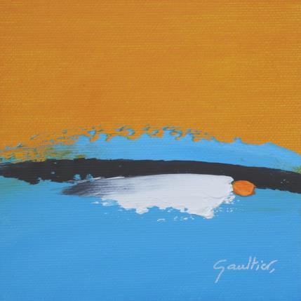 Painting Bord de mer by Gaultier Dominique | Painting Abstract Oil Marine