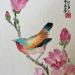 Painting Bird by Yu Huan Huan | Painting Figurative Animals Ink