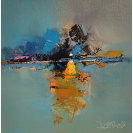Painting Abstract 36.35 by Castan Daniel | Painting Figurative Oil
