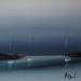 Gemälde Emotions marines 64 von Roussel Marie-Ange et Fanny | Gemälde Figurativ Marine Minimalistisch Öl