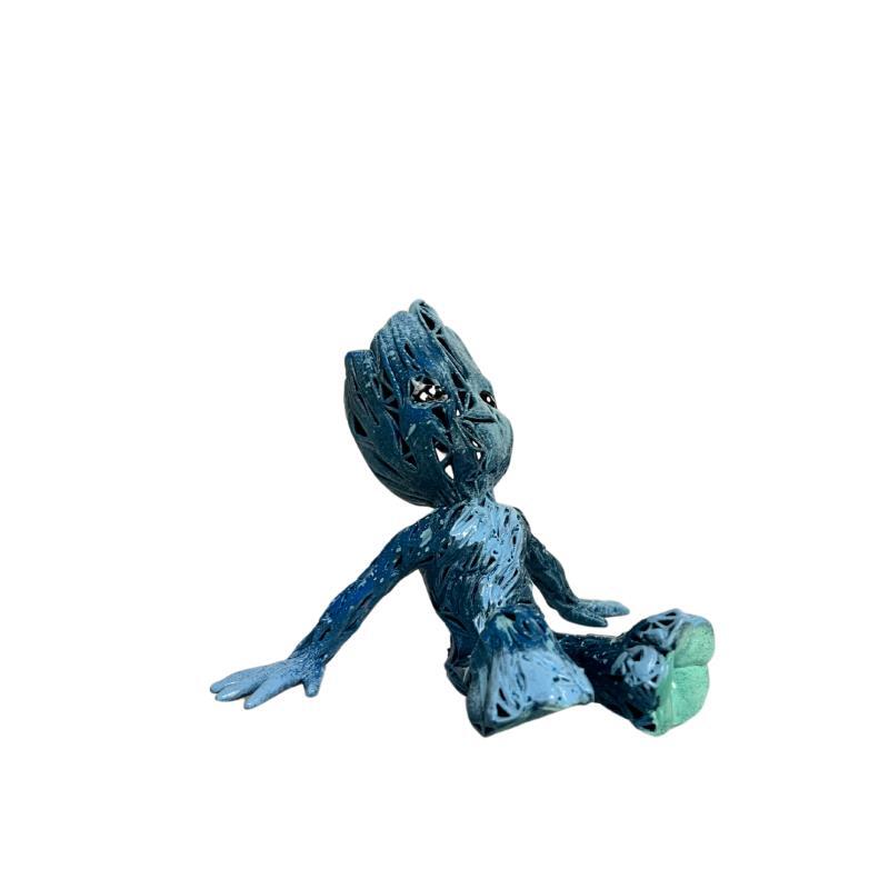 Sculpture AQUA GROOT SUNBATH by Mikhel Julien | Sculpture Pop-art Graffiti, Resin