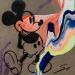 Peinture RAINBOW MICKEY  par Mestres Sergi | Tableau Pop-art Icones Pop Graffiti Acrylique