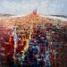Painting New York from Empire state by Reymond Pierre | Painting Figurative Urban Oil