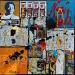 Peinture POP NY (BASQUIAT) par Costa Sophie | Tableau Pop-art Icones Pop Acrylique Collage Upcycling