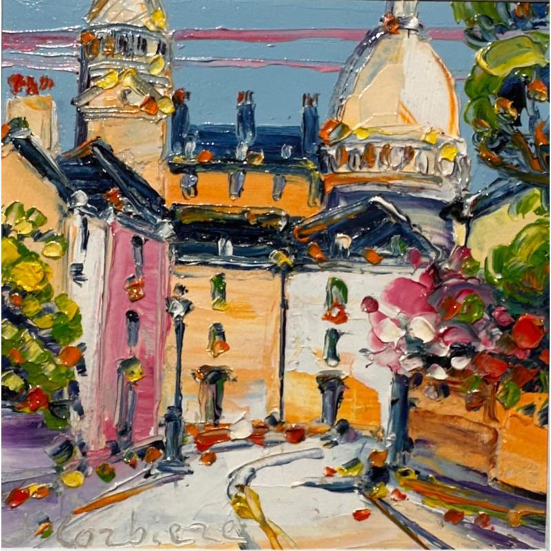 Painting Autour de Montmartre by Corbière Liisa | Painting Figurative Landscapes Oil