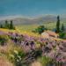 Painting Lavandes vers le ventoux by Daniel | Painting Impressionism Landscapes Oil