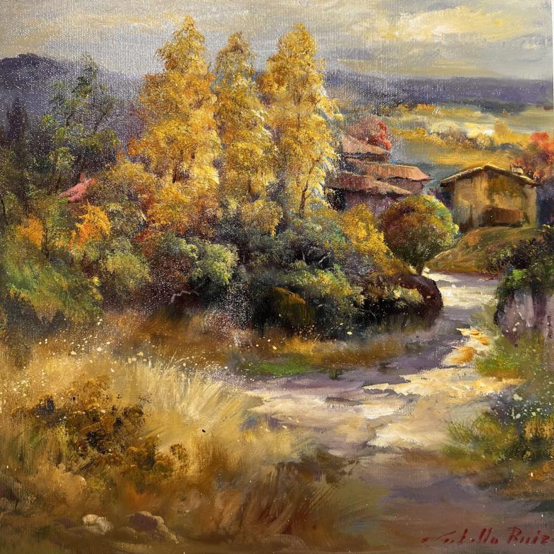 Painting Escalera del doblao by Cabello Ruiz Jose | Painting Impressionism Oil Life style