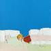 Peinture Horizon3 par Hirson Sandrine  | Tableau Abstrait Paysages Nature Minimaliste Huile