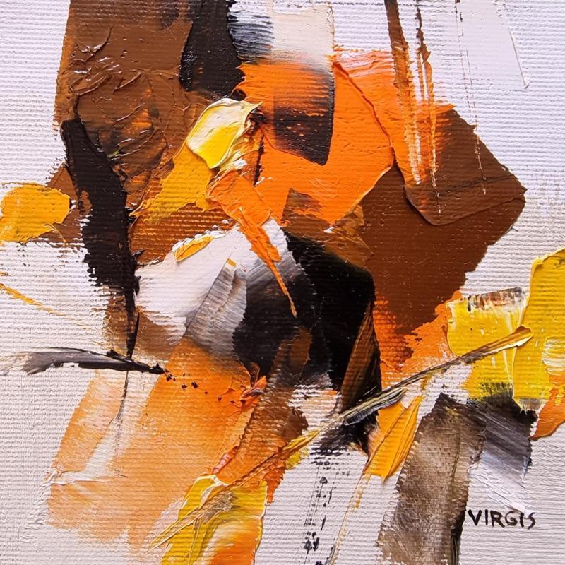 Painting Before and after by Virgis | Painting Abstract Minimalist Oil