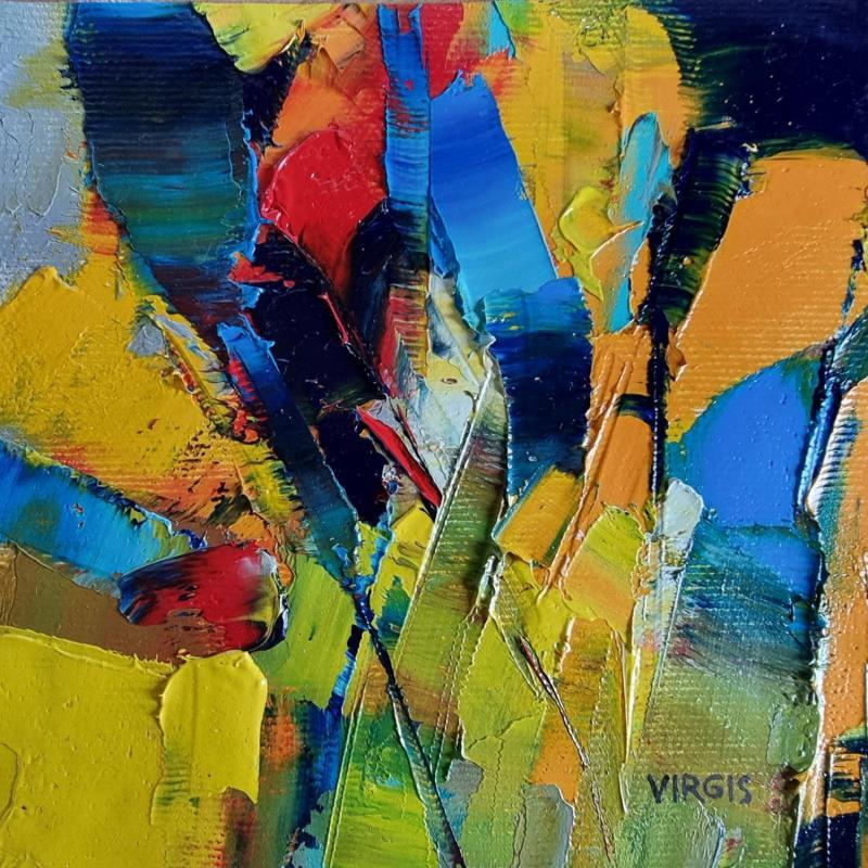 Painting On saturday afternoon by Virgis | Painting Abstract Minimalist Oil