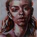 Painting Layla by Vacaru Nicoleta  | Painting Figurative Portrait Acrylic