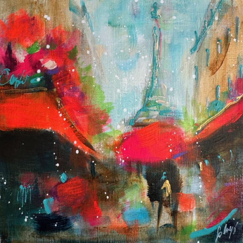 Painting Mon Paris  by Solveiga | Painting Acrylic