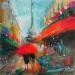 Peinture Rive gauche Paris  par Solveiga | Tableau Acrylique
