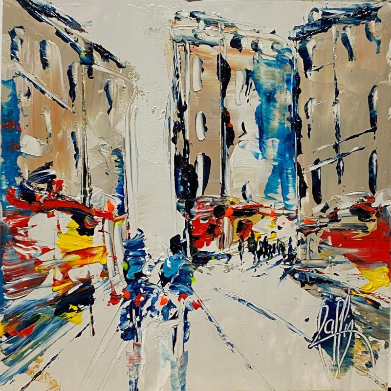 Painting Un après-midi by Raffin Christian | Painting Figurative Urban Oil