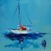 Painting Voyage by Raffin Christian | Painting Figurative Marine Oil