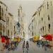 Painting Ô Toulouse by Raffin Christian | Painting Figurative Urban Oil