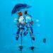 Peinture Sous ton Parapluie par Raffin Christian | Tableau Figuratif Scènes de vie Huile