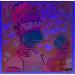 Peinture HOMER DONUT POP par Kedarone | Tableau Pop-art Icones Pop Graffiti Acrylique