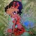 Peinture BETTY BOND par Kedarone | Tableau Pop-art Icones Pop Graffiti Acrylique