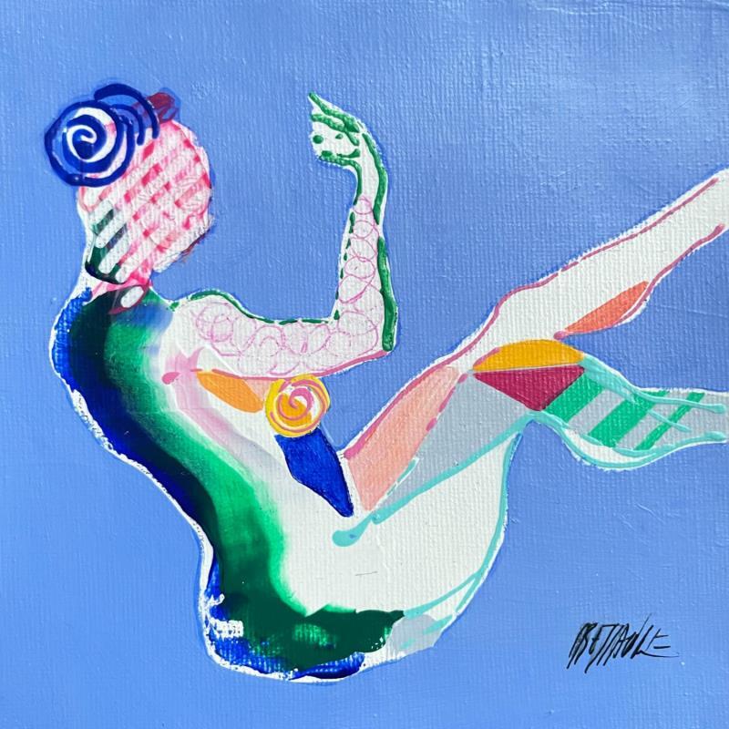 Painting Petit équilibre du matin by Cressanne | Painting Figurative Nude