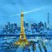 Peinture Torre Oro par Rodriguez Rio Martin | Tableau Impressionnisme Urbain Huile