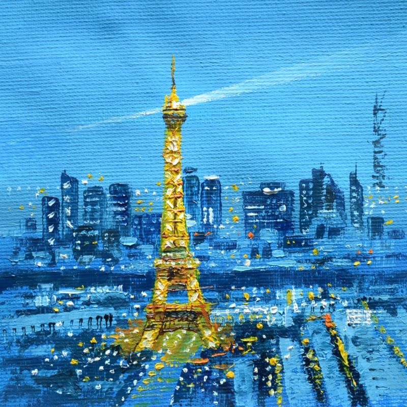 Peinture Torre Oro par Rodriguez Rio Martin | Tableau Impressionnisme Urbain Huile