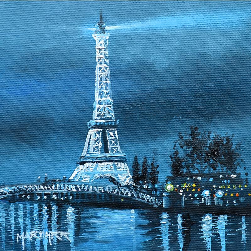 Peinture Torre Cristal par Rodriguez Rio Martin | Tableau Impressionnisme Urbain Huile