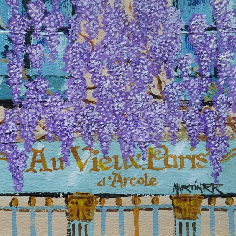 Peinture Au vieux Paris par Rodriguez Rio Martin | Tableau Impressionnisme Urbain Huile