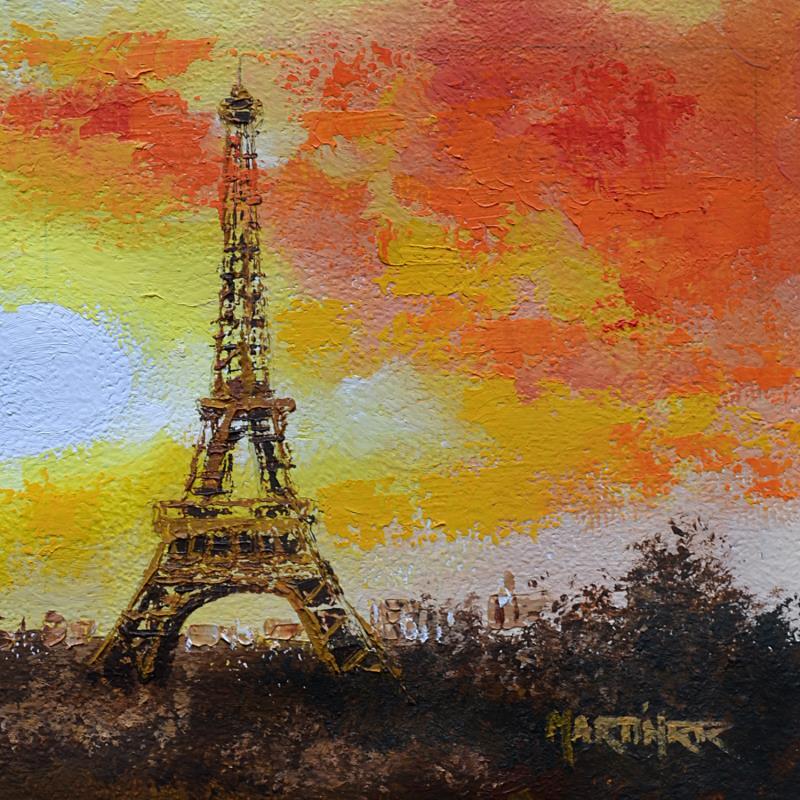 Painting La Antena by Rodriguez Rio Martin | Painting Impressionism Urban Oil