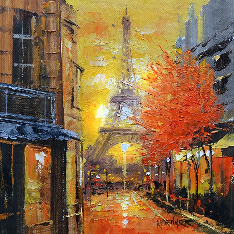 Peinture Reflejos de amor par Rodriguez Rio Martin | Tableau Impressionnisme Urbain Huile