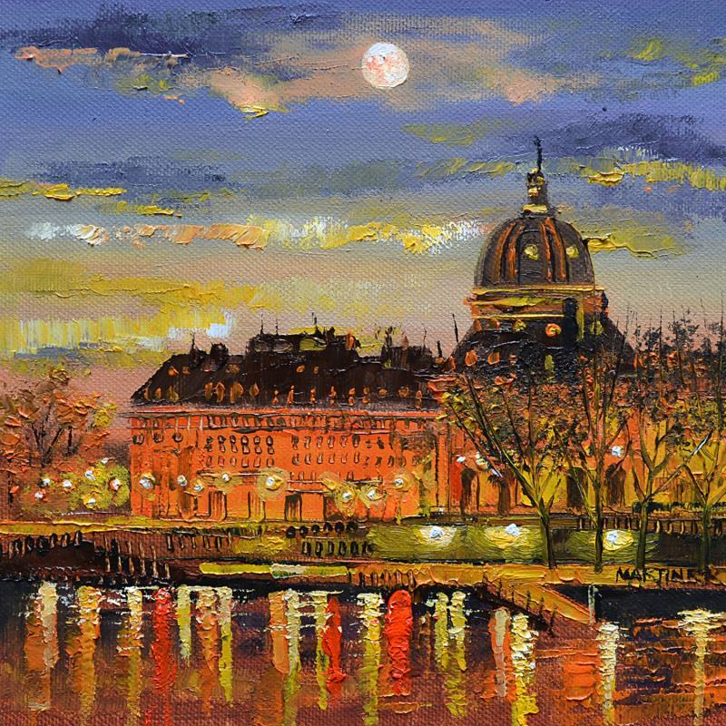 Peinture Luna par Rodriguez Rio Martin | Tableau Impressionnisme Urbain Huile