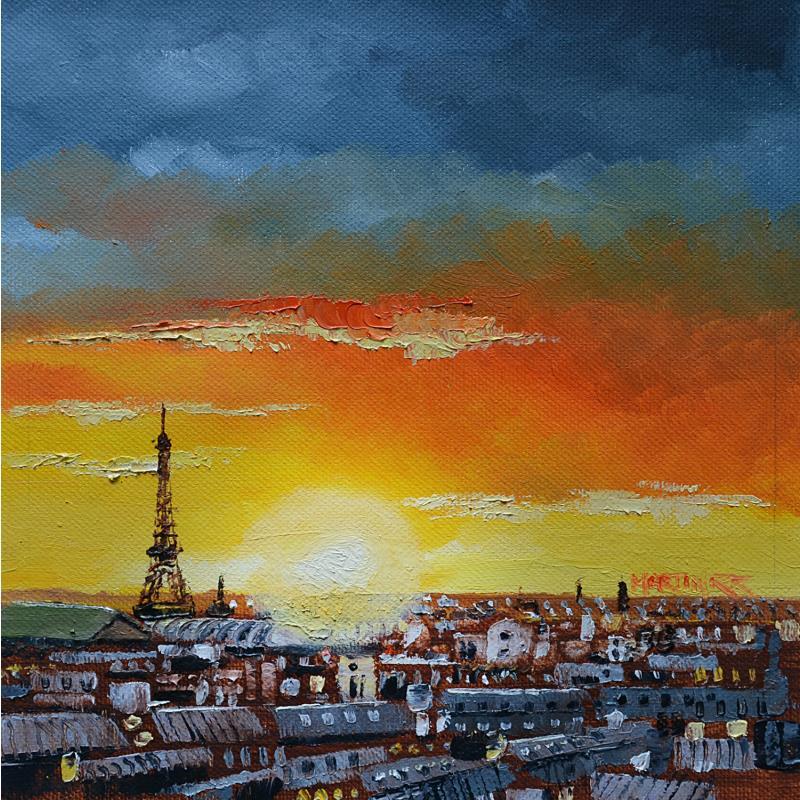 Peinture Era de Luz par Rodriguez Rio Martin | Tableau Impressionnisme Urbain Huile