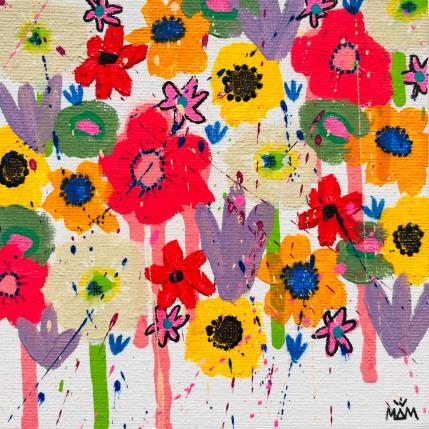 Painting FLOWERS by Mam | Painting Pop-art Acrylic Nature, Still-life