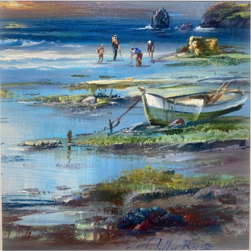Painting Atardecer by Cabello Ruiz Jose | Painting Impressionism Oil Life style, Pop icons