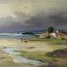 Painting Camino de la playa by Cabello Ruiz Jose | Painting Impressionism Life style Oil