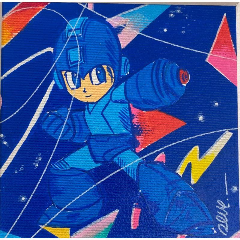 Painting Megaman by Revel | Painting Pop-art Pop icons