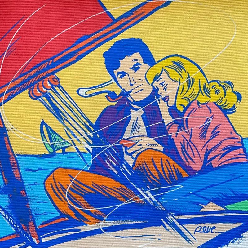 Gemälde Catamaran von Revel | Gemälde Pop-Art Pop-Ikonen Acryl